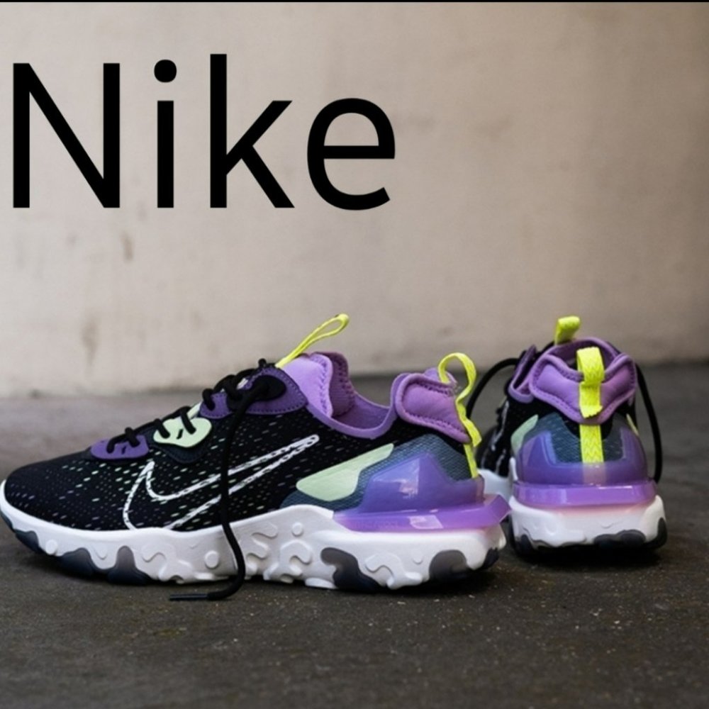 NIKE REACT VISIONGravity Purple Volt Mens…